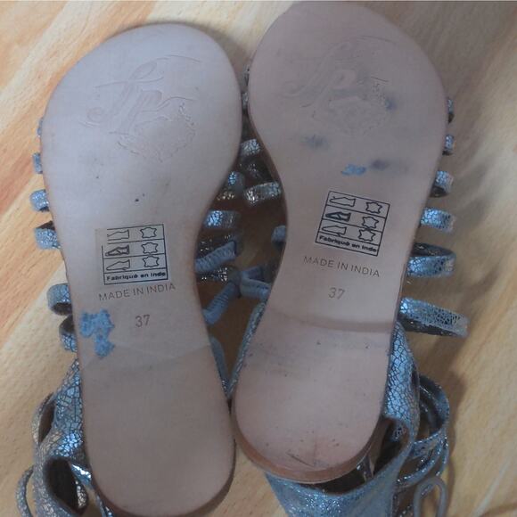 Free People Juliette Wrap Sandals Gladiator - Size 37 (US 7) - Picture 11 of 15